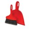 Libman Libman Commercial Dust Pan With Whisk Broom - Red - 906, PK6 906 - alternate 2